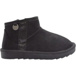 Mayoral Παιδικά Μποτάκια Μαύρα Suede με Γούνα 15-46577-077