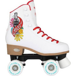 Rookie Quad Rollers Ενηλίκων Άσπρα Coca-Cola Love