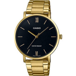 Casio Enticer Γυναικείο Ρολόι με Χρυσό Μεταλλικό Μπρασελέ LTP-VT01G-1B