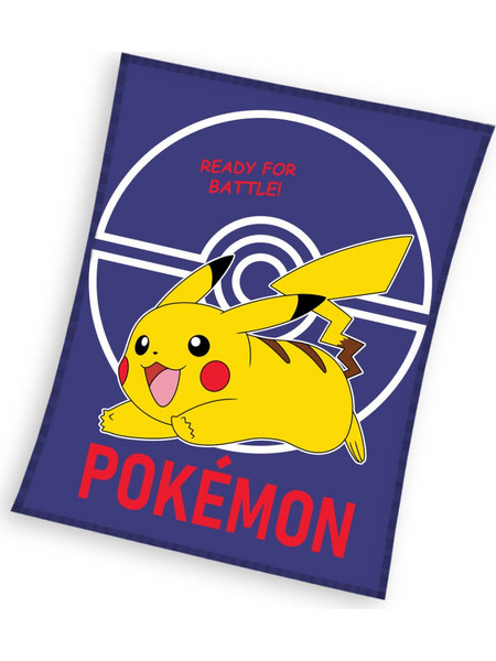 Pokemon Ready for Battle Dark flannel fleece blanket 110x140cm