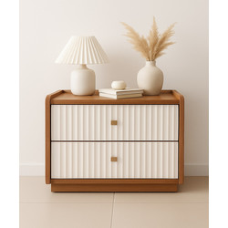 ΚΟΜΟΔΙΝΟ ELEGANT από ξύλο δρυς Strom Eco 55Χ42Χ48cm