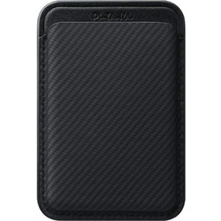 Μαγνητικό Πορτοφόλι Pitaka Woven Wallet Magsafe Για Τηλέφωνο Μαύρο Γκρι