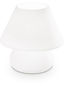 Ideal Lux 074702 Πορτατίφ Ε27 Λευκό Φ22.5xΥ24cm