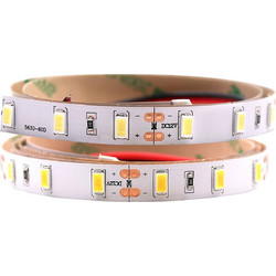 ΤΑΙΝΙΑ LED 12V/18W ΕΞΩΤΕΡΙΚΟΥ ΧΩΡΟΥ IP65 60L 5630 4000K ΣΙΛΙΚΟΝΗΣ ILL (ΣΕΤ ΜΕ 5)
