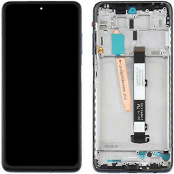 Οθόνη LCD με Μηχανισμό Αφής με Πλαίσιο για Xiaomi - Poco X3 / Poco X3 NFC / Poco X3 Pro - Black
