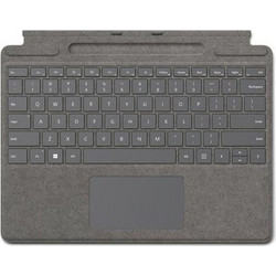 Microsoft Surface Pro Signature Type Cover Platinum Ασύρματο Πληκτρολόγιο με TouchPad για Tablet
