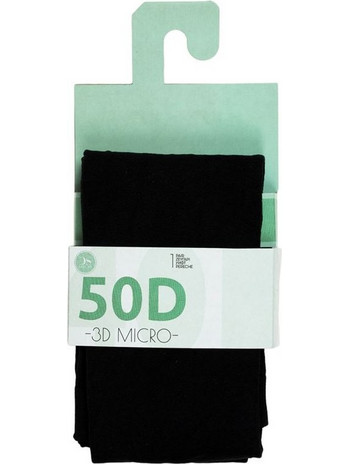 Καλσόν Γυναικείο 3D Micro Μαύρο 50DEN