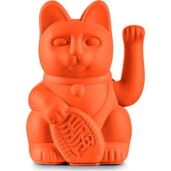 Διακοσμητικό Donkey Lucky Cat Neon Orange 8.5 x 10.5 x 15 cm