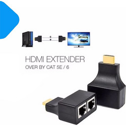 HDMI Extender Μέσω Καλωδίου UTP Cat-5e/6 Έως 30 Μέτρα 1080p 1τμχ KOS-12093