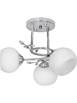 Activejet Classic ceiling chandelier pendant lamp IRMA nickel triple 3xE27 for living room