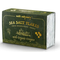Salt Odyssey - Νιφάδες Θαλασσινού Αλατιού Με Βιολογική Ρίγανη 75g