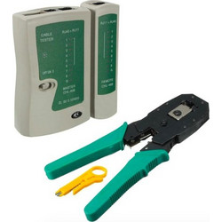 Haitronic Network Cable Tester RJ45 RJ11 με Πρέσα