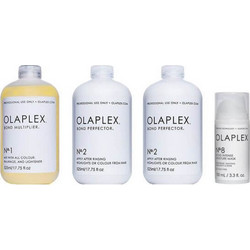 Olaplex Salon Intro Kit Σετ Θεραπείας Μαλλιών για Επανόρθωση κατά της Ξηροδερμίας 3x525ml + No8 100ml