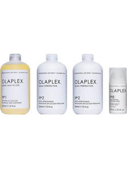 Olaplex Salon Intro Kit Σετ Θεραπείας Μαλλιών για Επανόρθωση κατά της Ξηροδερμίας 3x525ml + No8 100ml