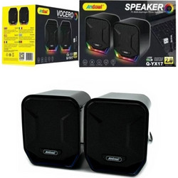Andowl Q-YX17 Ηχεία Υπολογιστή 2.0 3W Black