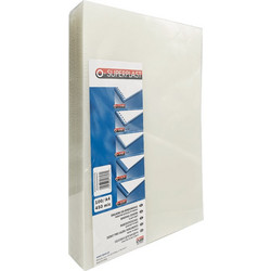 OPUS ΔΙΑΦΑΝΕΙΑ ΒΙΒΛΙΟΔΕΣΙΑΣ Α4 PVC 450micron ΛΕΥΚΗ (Το προιόν πωλείται σε μεμονωμένα τεμάχια του ενός)
