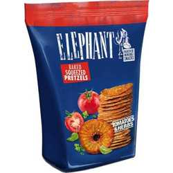 ELEPHANT PRETZELS TOMATOES AND HERBS 80gr