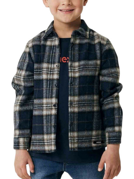 Πουκάμισο Μακρυμάνικο Mexx Flanel Checked Shirt TU1523036B-NAVY Αγόρι