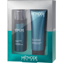 Methode Jeanne Piaubert Men Anti-Wrinkle Facial Treatment 50ml + Exfoliating & Purifying Cleansing Gel 125ml