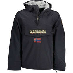 Napapijri Rainforest 3 Ανδρικό Μπουφάν Χειμωνιάτικο Pullover Αδιάβροχο Μαύρο NP0A4GMC-041