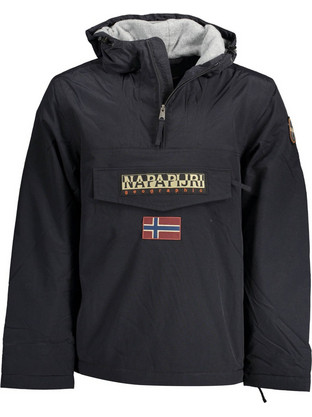 Napapijri Rainforest 3 Ανδρικό Μπουφάν Χειμωνιάτικο Pullover Αδιάβροχο Μαύρο NP0A4GMC-041