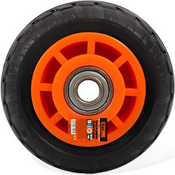 Συμπαγής ρόδα για καρότσια 150mm 6'' 9367913 μαύρο/πορτοκαλί