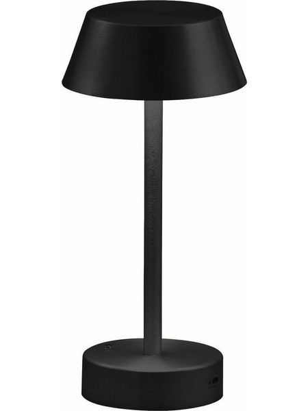 Viokef 4243701 Πορτατίφ Αφής LED με Μπαταρία Μαύρο Φ13xΥ30cm