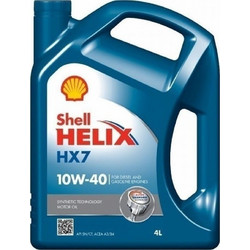 Shell Helix HX7 Λάδι Αυτοκινήτου 10W-40 4lt