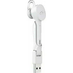 Remax RB-T27 Ακουστικό Bluetooth In Ear White