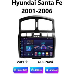 Hyundai Santa Fe (2001-2006)Android Multimedia Οθόνη αυτοκίνητου με GPS WI-FI Bluetooth SG-190