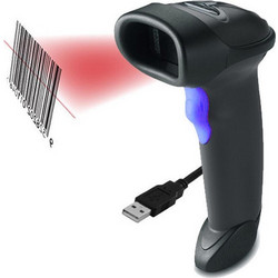 Barcode Scanner Χειρός Ενσύρματο με Δυνατότητα Ανάγνωσης 1D Barcodes U3 Μαύρο