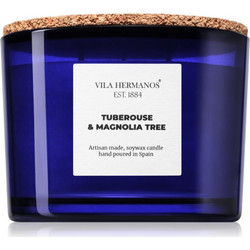 Vila Hermanos Apothecary Cobalt Blue Tuberose & Magnolia Tree αρωματικό κερί 350g