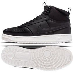 Nike Court Vision Mid Winter Ανδρικά Sneakers Μποτάκια Μαύρα DR7882-002
