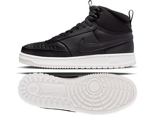 Nike Court Vision Mid Winter Ανδρικά Sneakers Μποτάκια Μαύρα DR7882-002