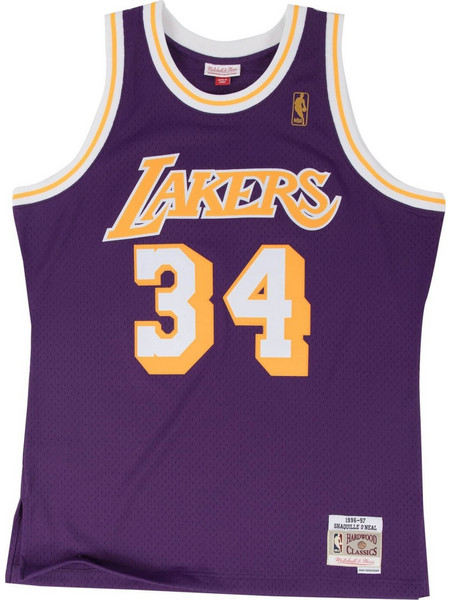 Mitchell & Ness Shaquille O'Neal Los Angeles Lakers 1996/97 Φανέλα Μπάσκετ ΝΒΑ SMJYGS18178-LAL96SON