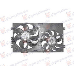 ΒΕΝΤΙΛΑΤΕΡ (ΜΟΤΕΡ + ΦΤΕΡΩΤΗ) (3PIN) (351mm) για AUDI A3 96-03
