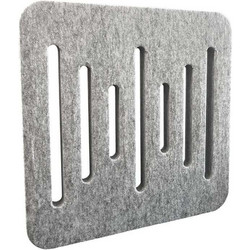 Audiodesigner Ecoplan Sounder Line Light Grey Νo Ιnserts Ηχοαπορροφητικό Πάνελ Πολυεστέρα 600x600x40 mm / 0,36 τ.μ