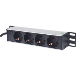 Intellinet Πολύμπριζο Ασφαλείας 4x Schuko 1.8m Black (714020)