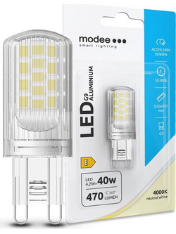 Modee Lighting Λάμπα LED Izzo G9 Aluminium 4.2W 4000K 470lm ERP B1