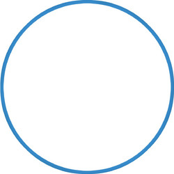 Χούλα-Χουπ 60cm - Φ18mm - 155gr, Μπλε 48166