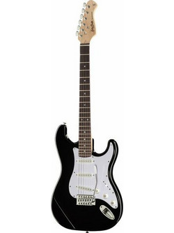 Harley Benton ST-20 Standard Series Ηλεκτρική Κιθάρα ST Style με Μαγνήτες SSS & Ταστιέρα Maple Black