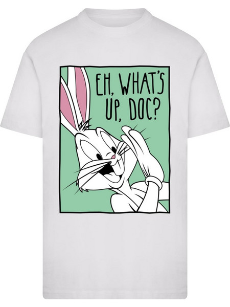 Looney Tunes Bugs Bunny Funny Face 3.0 Tee white