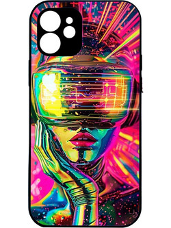 CUSTOM VR Woman - iPhone 12 Pro Premium σκληρή θήκη (πλαστικό υψηλής ποιότητας, high definition colors)