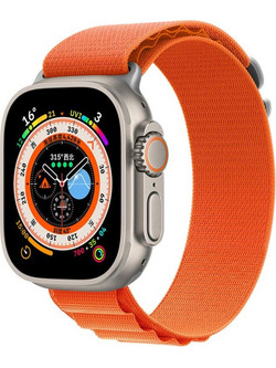 Devia Sport5 Deluxe Λουράκι Υφασμάτινο Orange (Apple Watch 38 / 40 / 41mm)