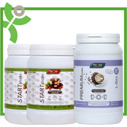 Prevent 2x Prevent Start Shake Chocolate Υποκατάστατο Γευμάτων για Έλεγχο Βάρους, 2x430g Premium Shake L-Box Υποκατάστατο Γεύματος για Έλεγχο του Σωματικού Βάρους με Γεύση Cappuchino Latte, 581gr (2x