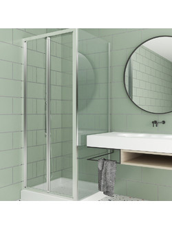 Orabella Fusion H190 90 cm - Καμπίνα σπαστή ευθύγραμμη, αντιστρέψιμη | Ύψος καμπίνας: 190 cm