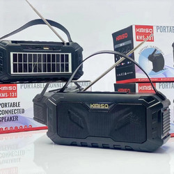 Kimiso KMS-131 Ηχείο Bluetooth 6W με Ραδιόφωνο Μαύρο Μπλε