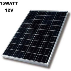 Φωτοβολταϊκός Συλλέκτης 15WATT 12V Solar Panel BAO-1520 με Πλαίσιο Αλουμινίου