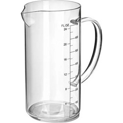 Κανάτα-Μεζούρα Γυάλινη 750ml Estia