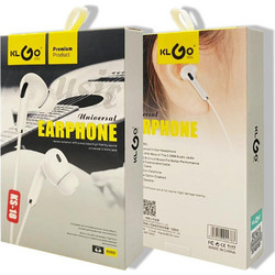 KLGO KS-18 Handsfree In-Ear 3.5mm White